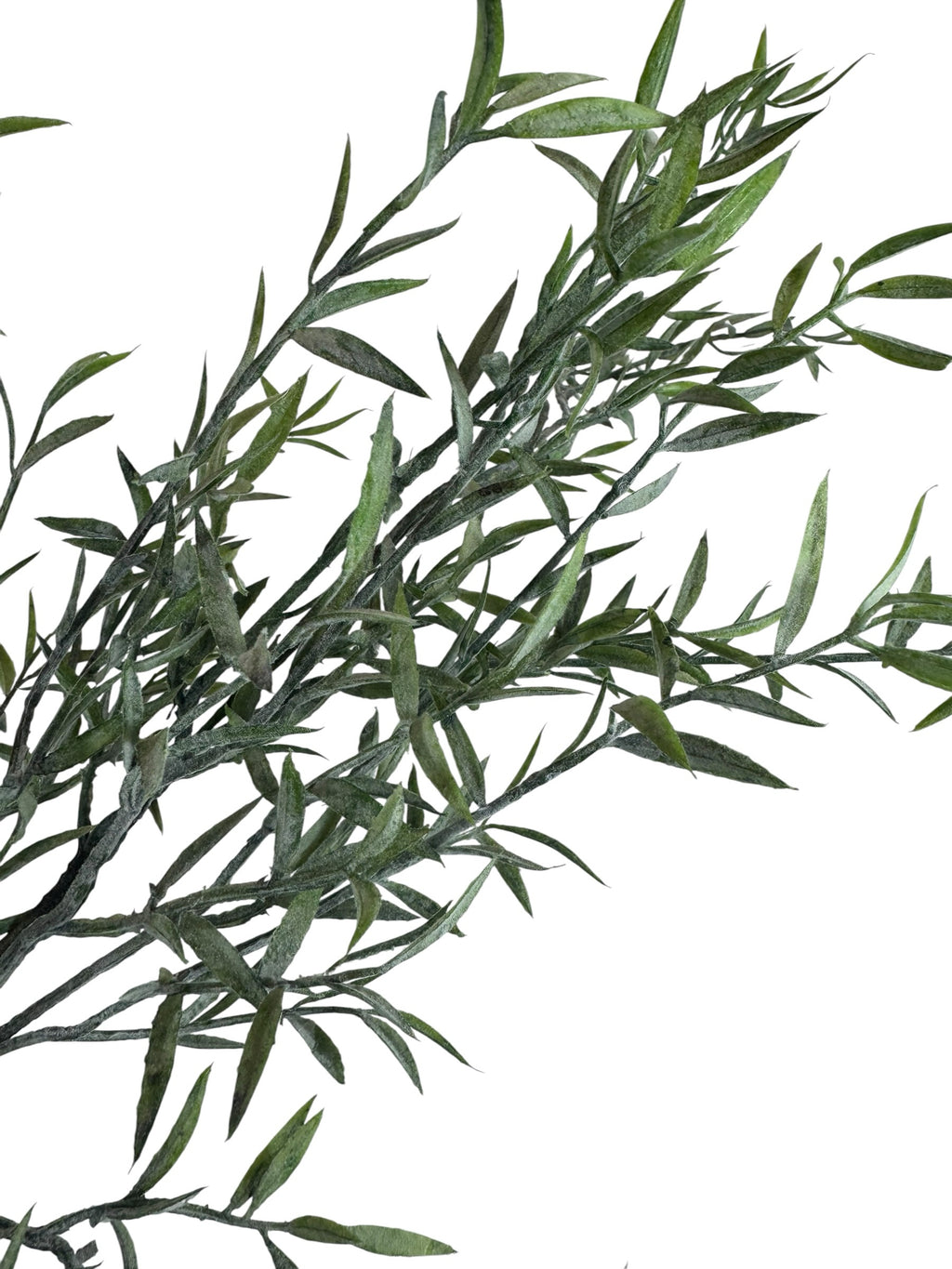 Artificial Bloom artificial willow leaf stem with frosted muted green foliage for rustic home decor