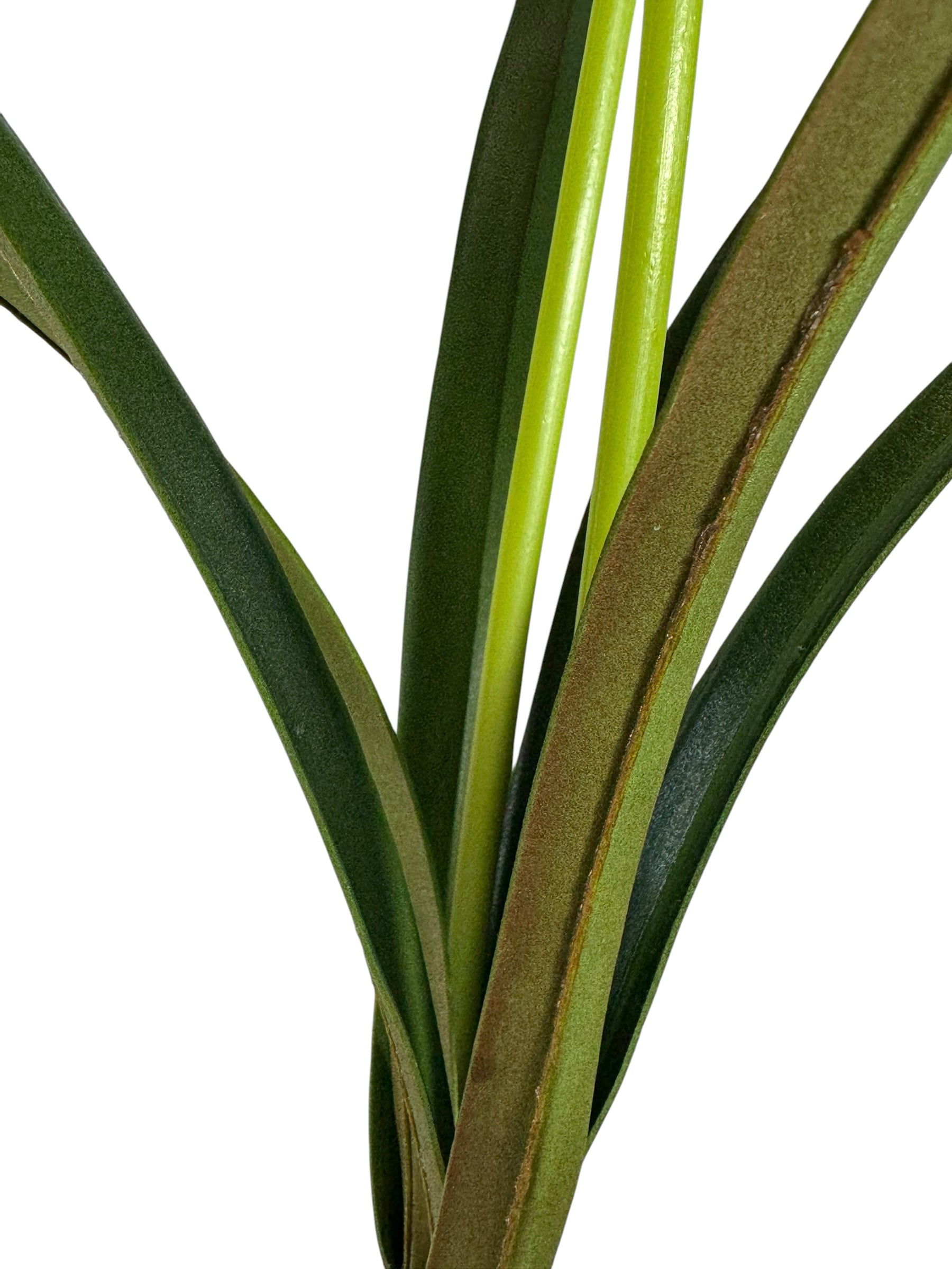 Artificial Bloom realistic green narcissus leaves and stems with detailed texture for a lifelike floral arrangement